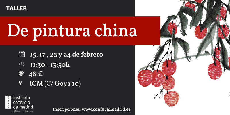 Taller de pintura china Instituto Confucio de Madrid